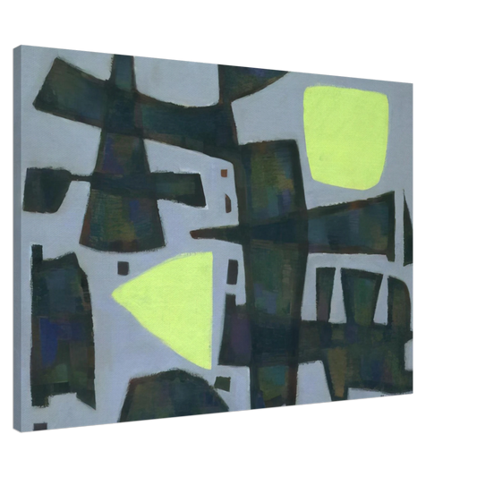Alfred Manessier - -12Ã‚Â° - 1956 Canvas - 20x30 cm / 8x12 inches-canvas