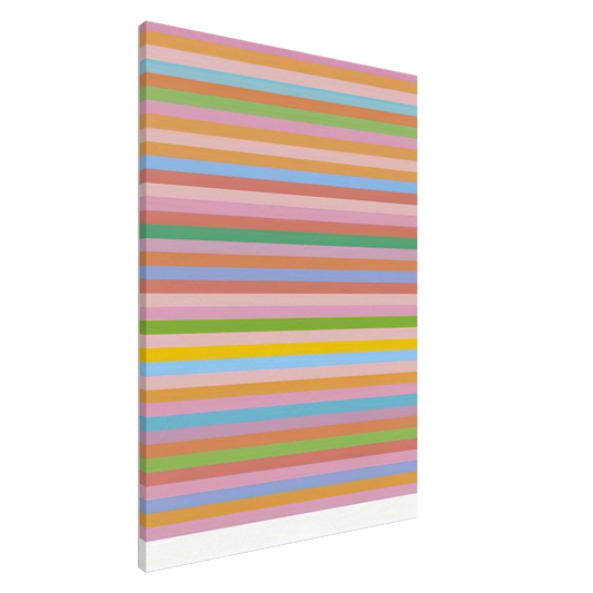 Bridget Riley - ROSE ROSE LONDON 2012 OLYMPIC GAMES POSTER 2012 Canvas - 20x30 cm / 8x12 inches-canvas