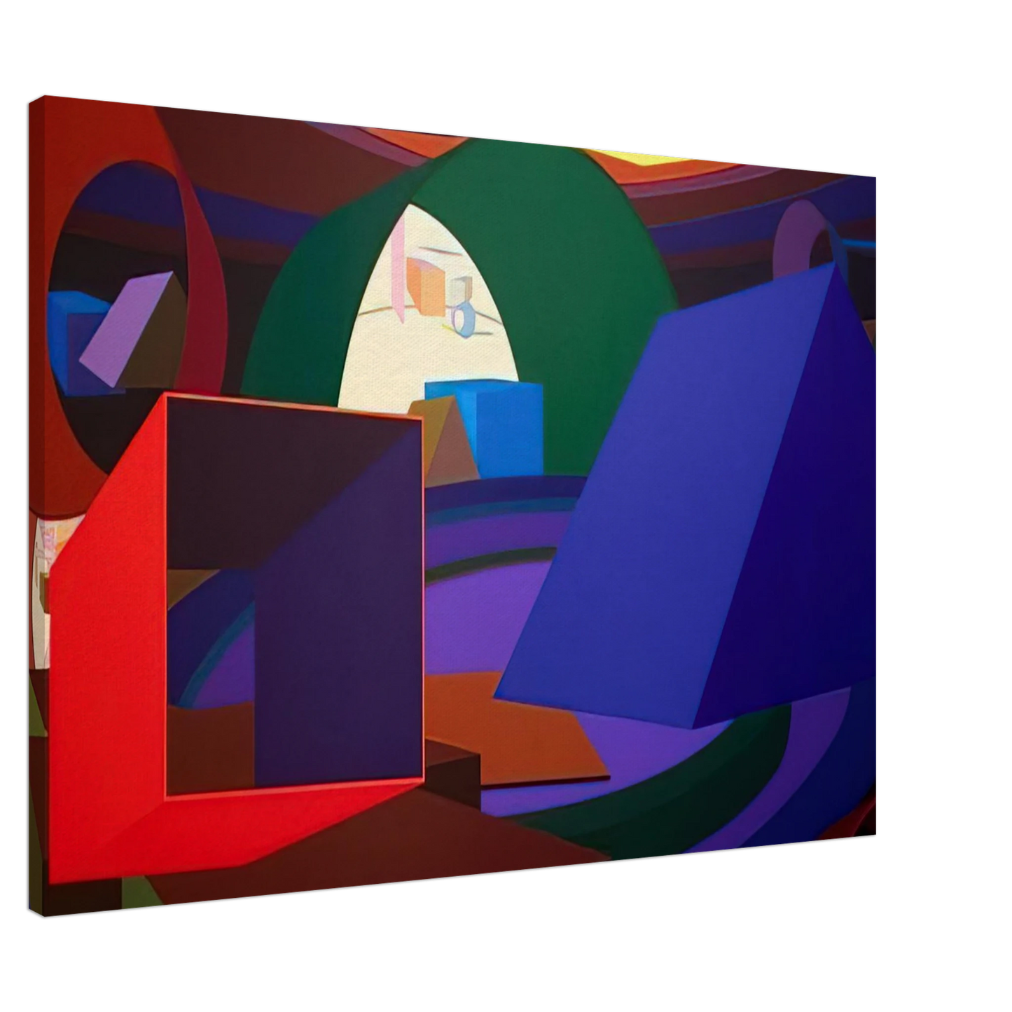 Al Held - Orion II Canvas - 20x30 cm / 8x12 inches-canvas