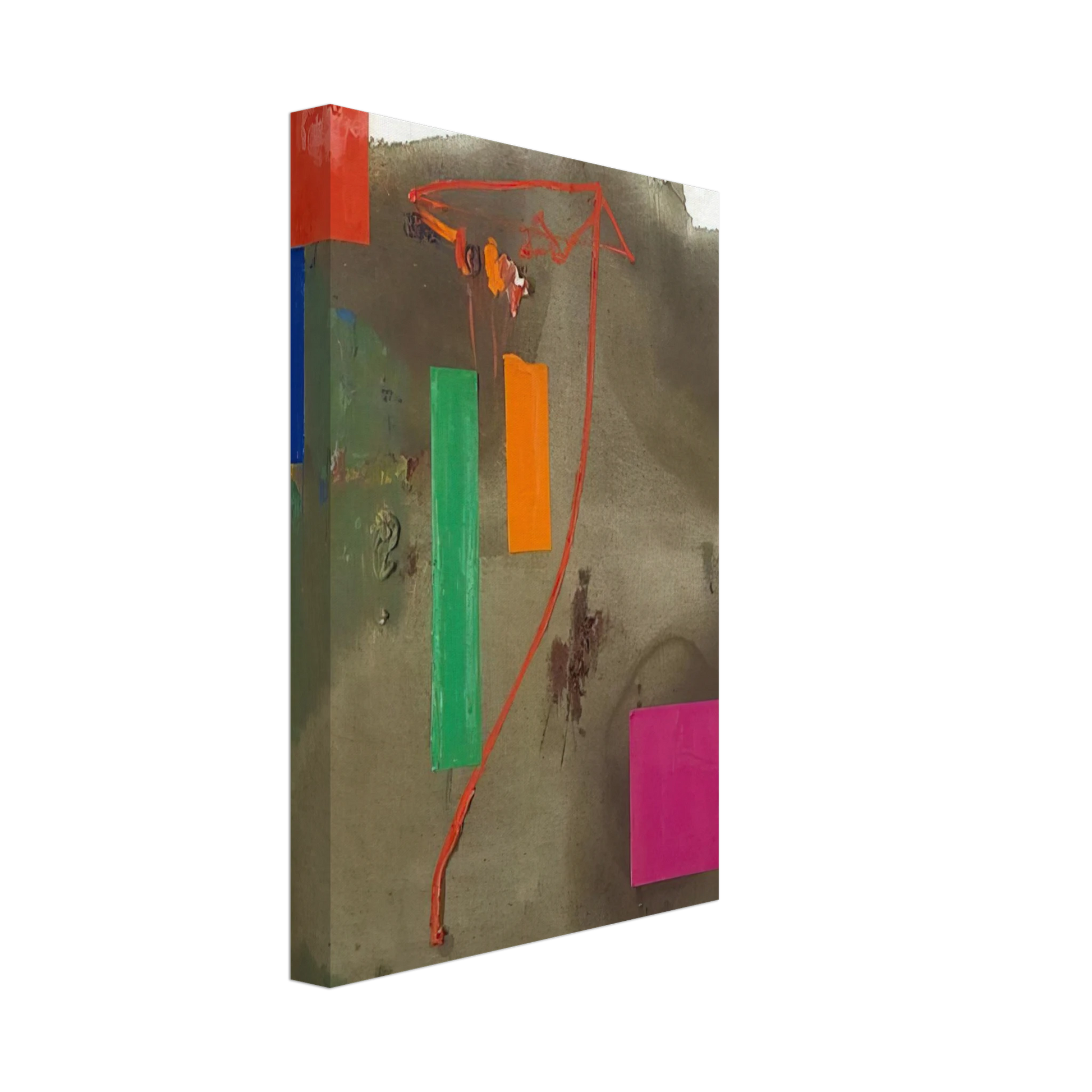 Hans Hofmann - Lonely Journey Canvas - 40x60 cm / 16x24 inches-canvas