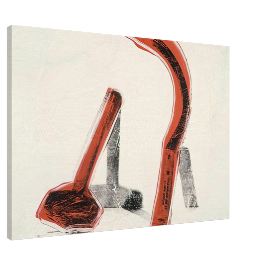 Andy Warhol - Hammer and Sickle Canvas - 20x30 cm / 8x12 inches-canvas