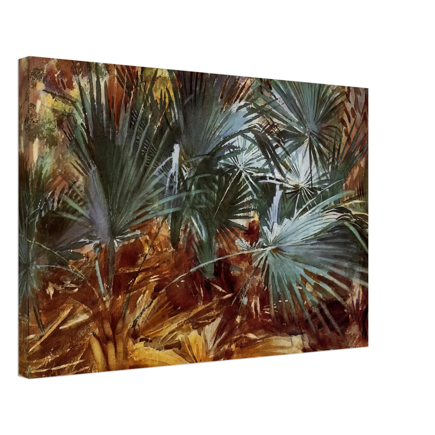John Singer Sargent - Palmettos Canvas - 40x60 cm / 16x24 inches-canvas