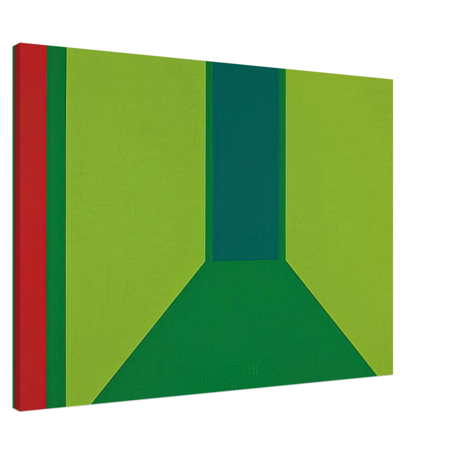 Karl Benjamin - Corridor - 1960 Canvas - 20x30 cm / 8x12 inches-canvas