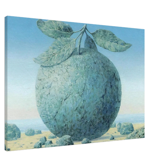 Rene Magritte - THE GREAT TABLE 1963 Canvas - 20x30 cm / 8x12 inches-canvas