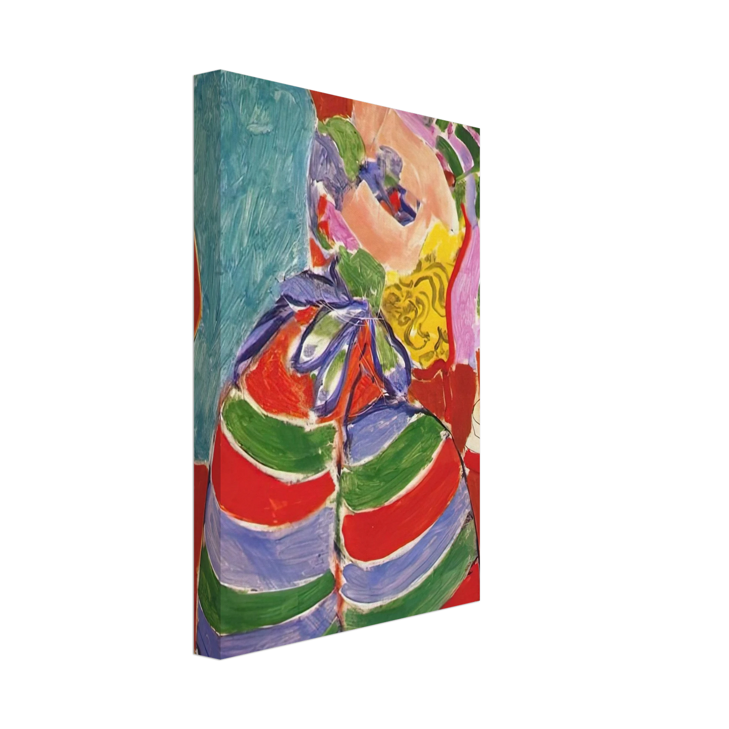 Henri Matisse - THE STRIPED DRESS 1938 Canvas - 70x100 cm / 28x40 inches-canvas