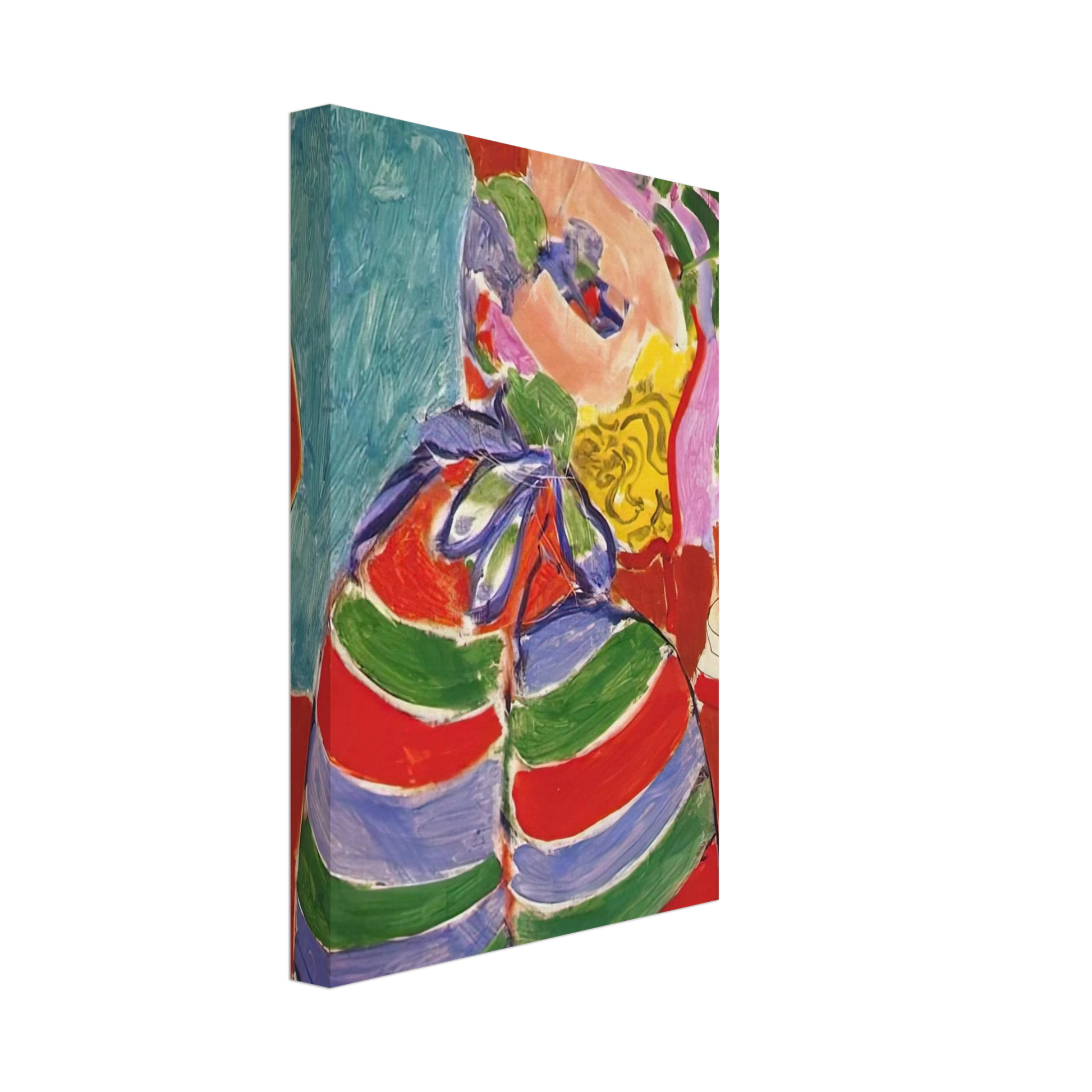 Henri Matisse - THE STRIPED DRESS 1938 Canvas - 70x100 cm / 28x40 inches-canvas
