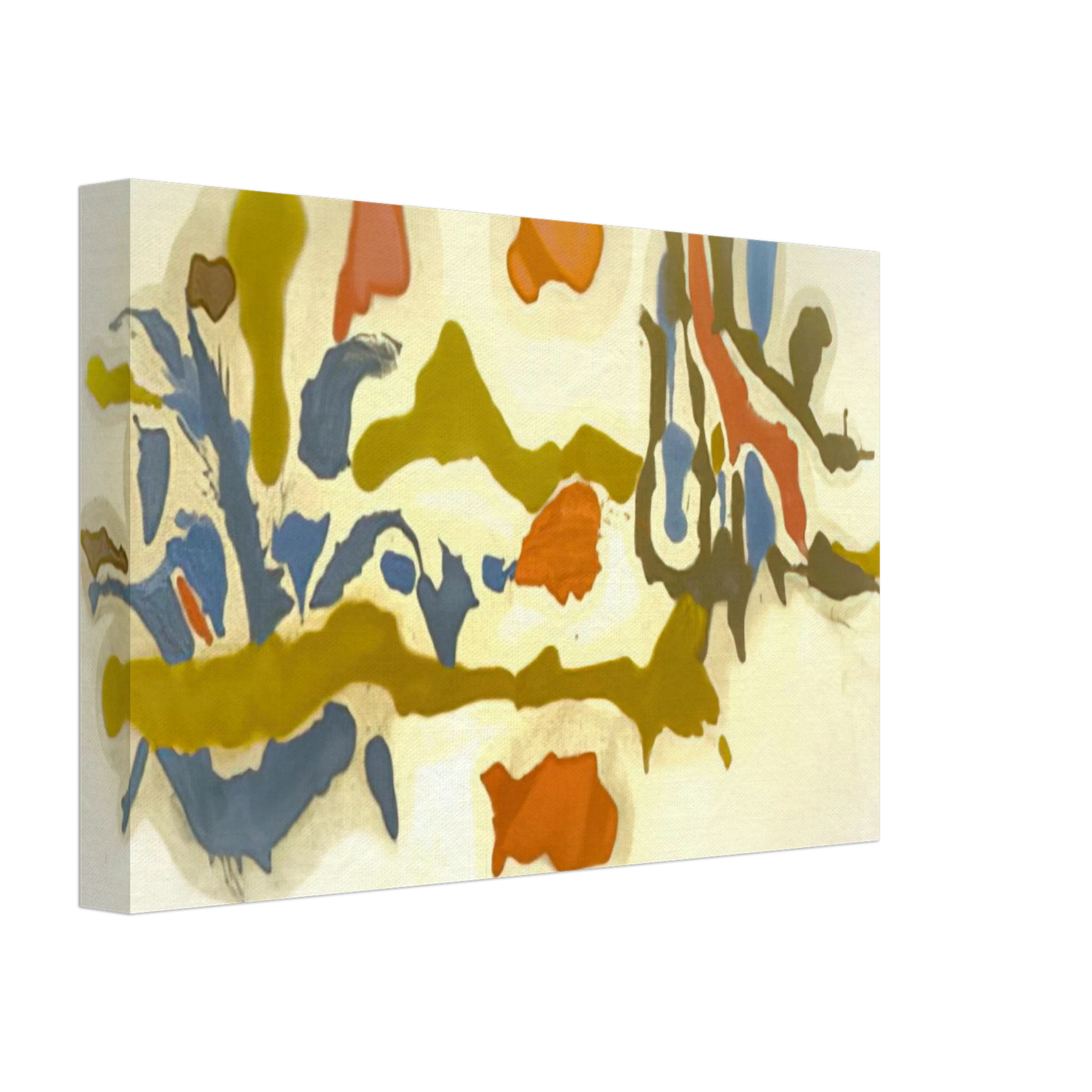 Helen Frankenthaler - Seascape with Dunes - 1962 Canvas - 70x100 cm / 28x40 inches-canvas