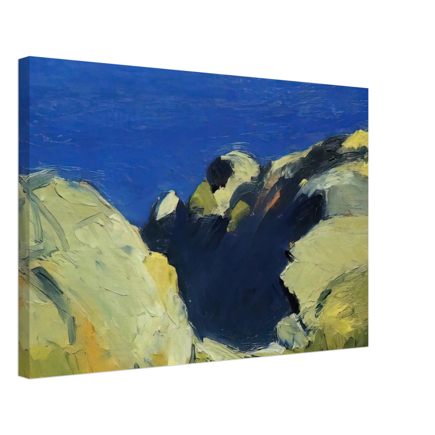 Edward Hopper - Rocks Canvas - 40x60 cm / 16x24 inches-canvas