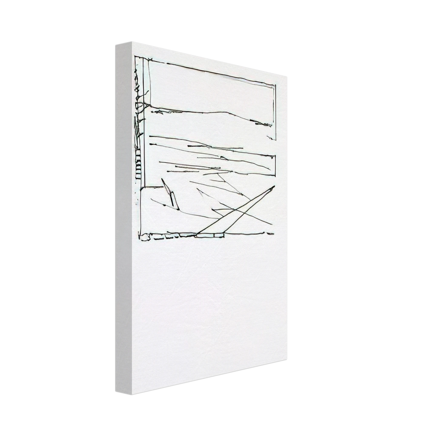 Brice Marden - Greece Summer - 1974 Canvas - 40x60 cm / 16x24 inches-canvas