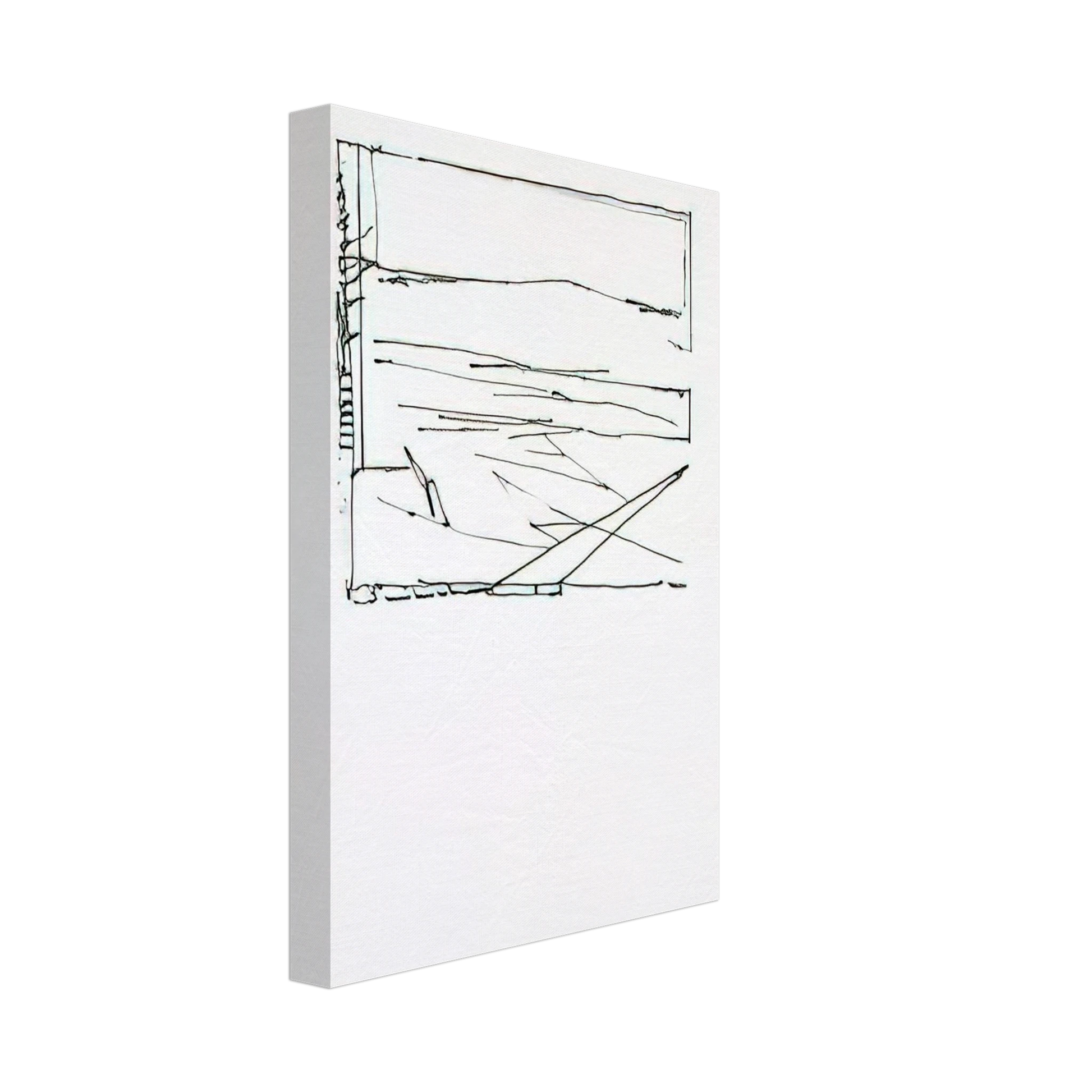 Brice Marden - Greece Summer - 1974 Canvas - 40x60 cm / 16x24 inches-canvas