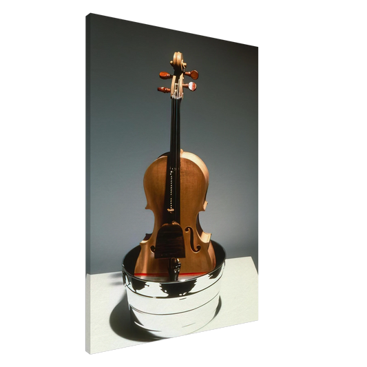 Robert Rauschenberg - TIBETAN GARDEN SONG ROCI TIBET 1986 Canvas - 20x30 cm / 8x12 inches-canvas