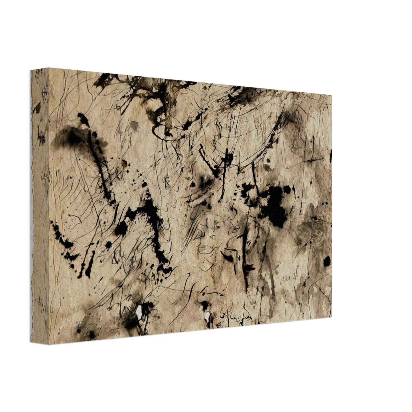 Jackson Pollock - UNTITLED 1951 1 Canvas - 70x100 cm / 28x40 inches-canvas