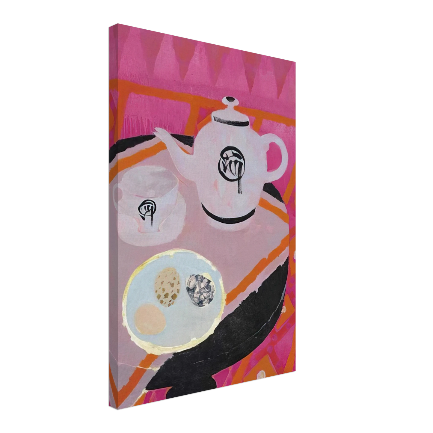 Mary Fedden - Chinese Teapot - 1989 Canvas - 40x60 cm / 16x24 inches-canvas