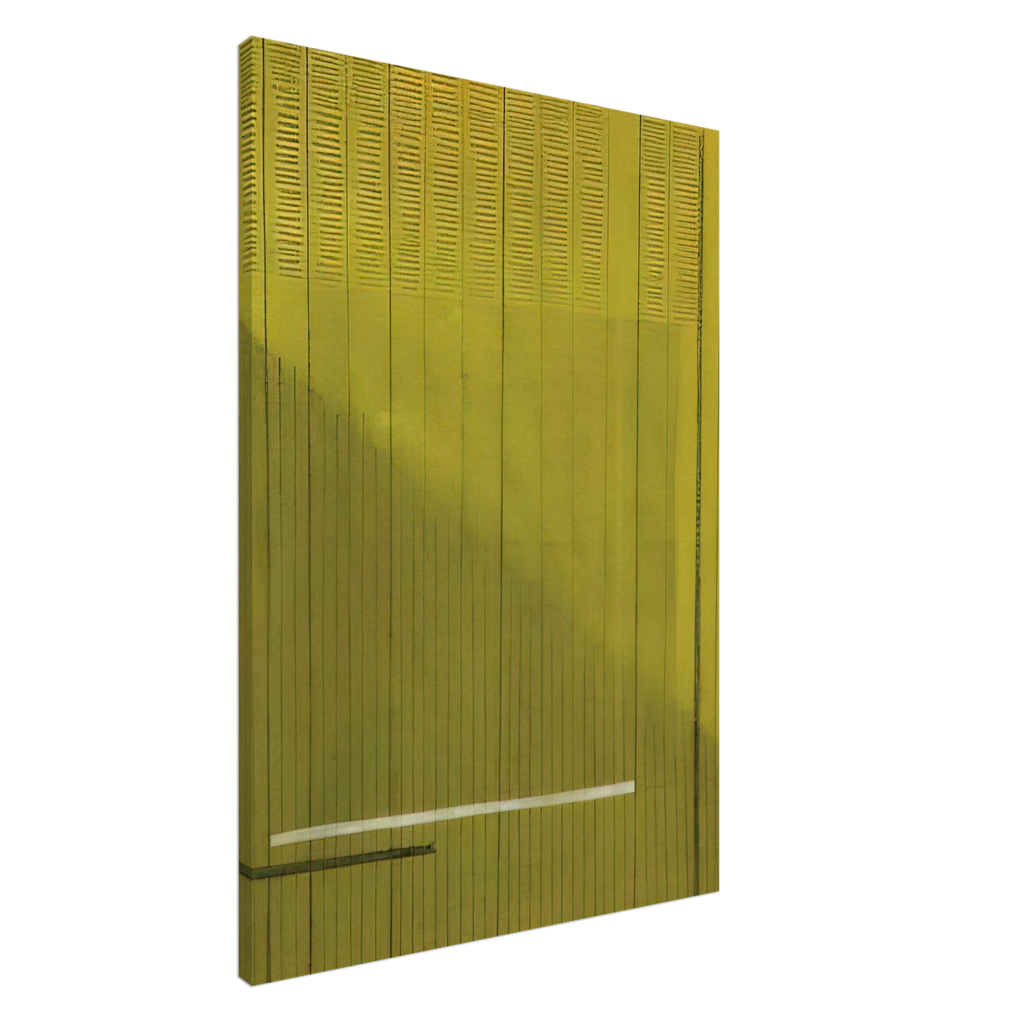 Bice Lazzari - Grigio  Giallo Gray and Yellow - 1966 Canvas - 20x30 cm / 8x12 inches-canvas