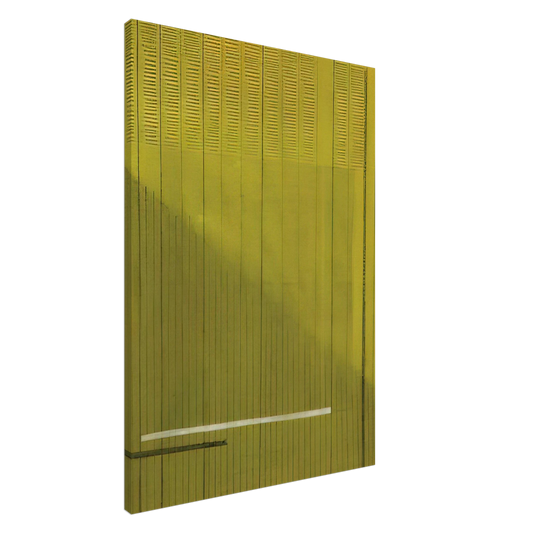 Bice Lazzari - Grigio  Giallo Gray and Yellow - 1966 Canvas - 20x30 cm / 8x12 inches-canvas