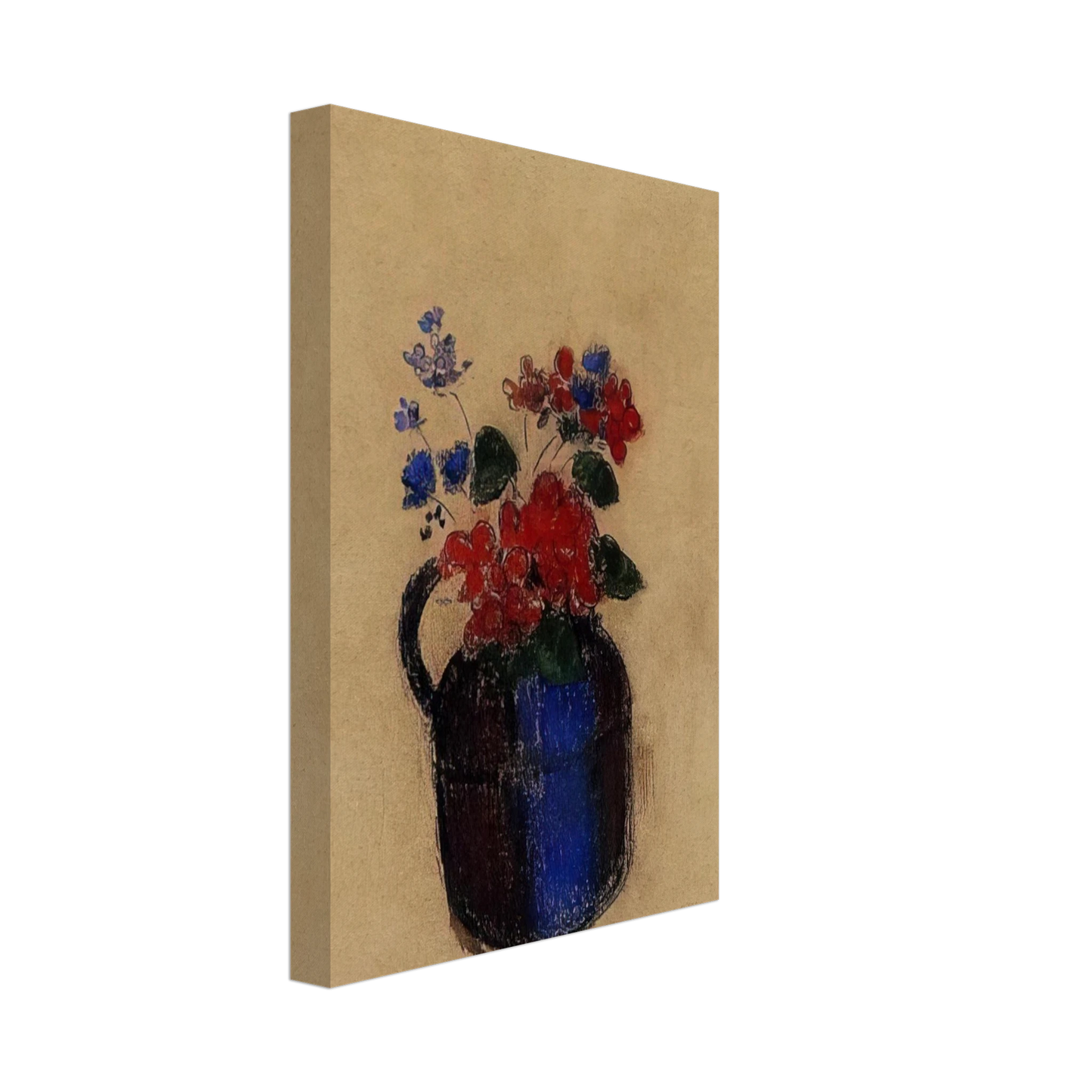 Odilon Redon - SMALL BOUQUET IN A PITCHER Canvas - 70x100 cm / 28x40 inches-canvas