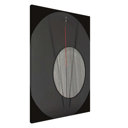 Jesus Rafael Soto - L OEIL DE BOEUF Canvas - 20x30 cm / 8x12 inches-canvas