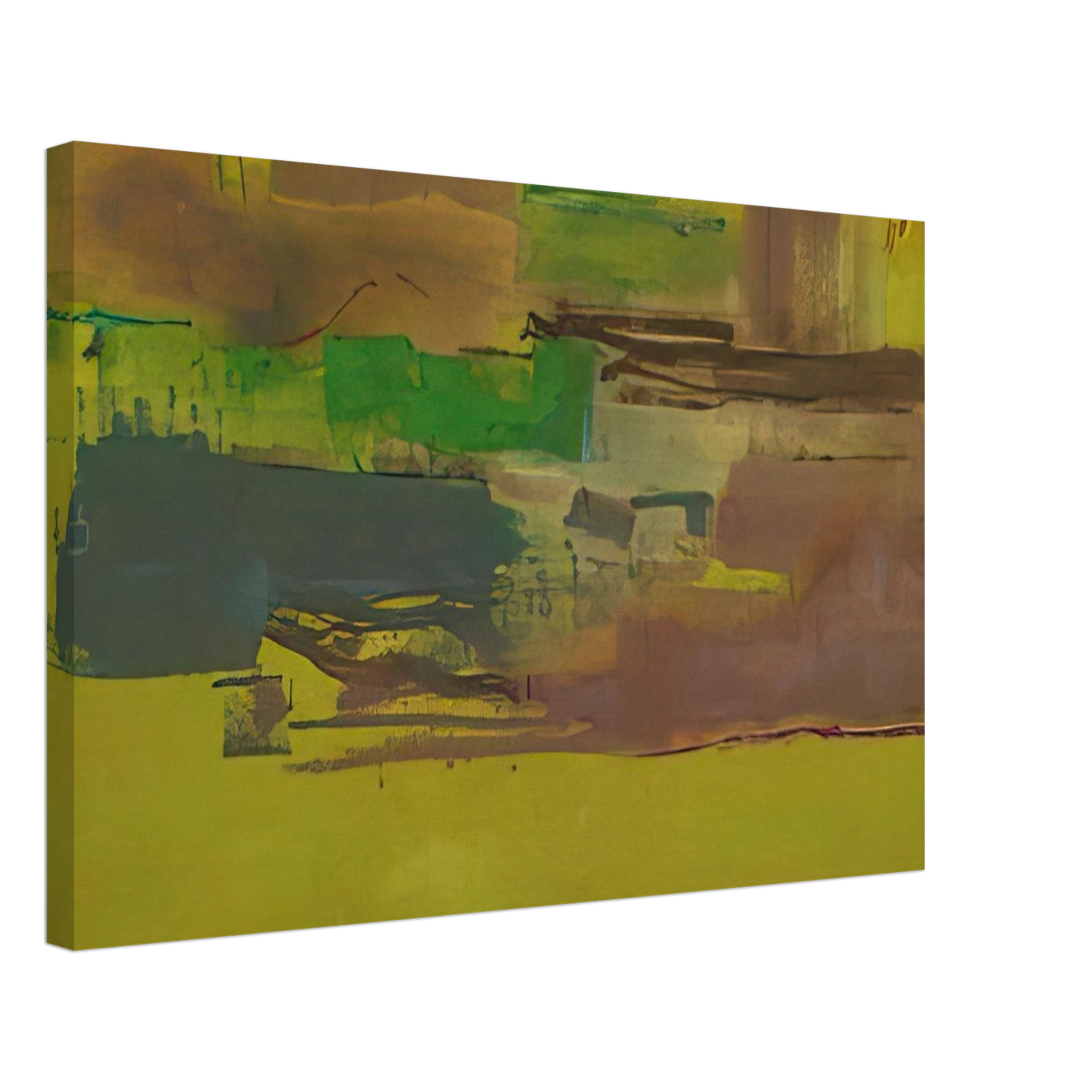 Helen Frankenthaler - August Deep - 1978 Canvas - 40x60 cm / 16x24 inches-canvas