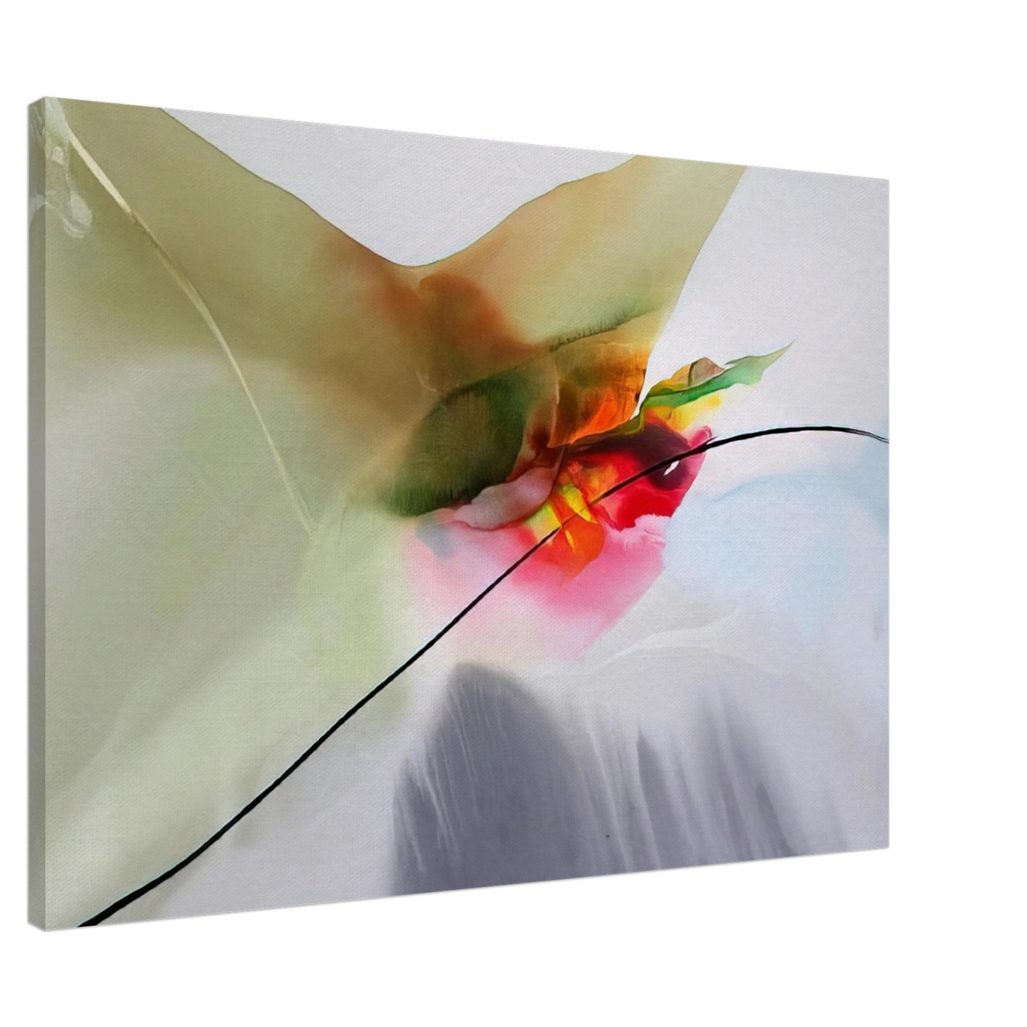 Paul Jenkins - Phenomena Sung Mantle Canvas - 20x30 cm / 8x12 inches-canvas