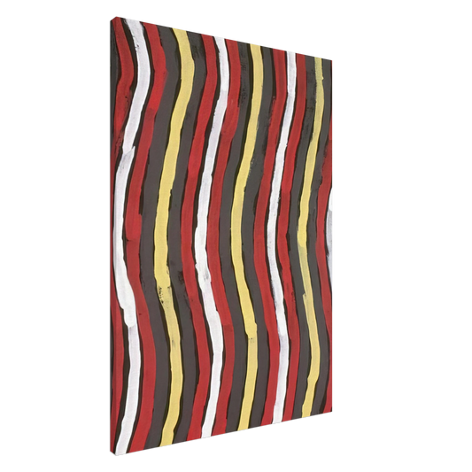 Clifford Possum Tjapaltjarri - Untitled - 2001 Canvas - 20x30 cm / 8x12 inches-canvas
