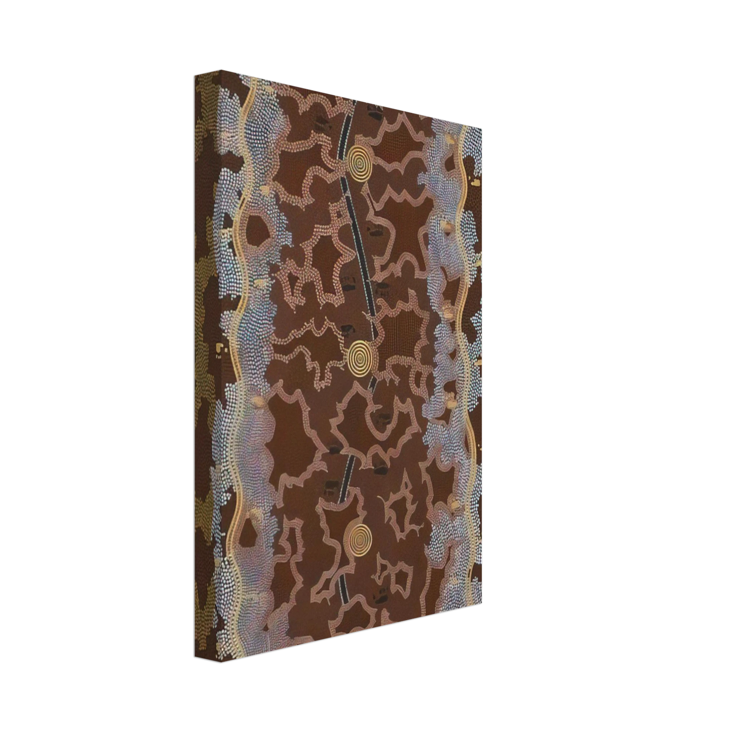 Clifford Possum Tjapaltjarri - Possum Dreaming at Napperby - 1979 Canvas - 70x100 cm / 28x40 inches-canvas