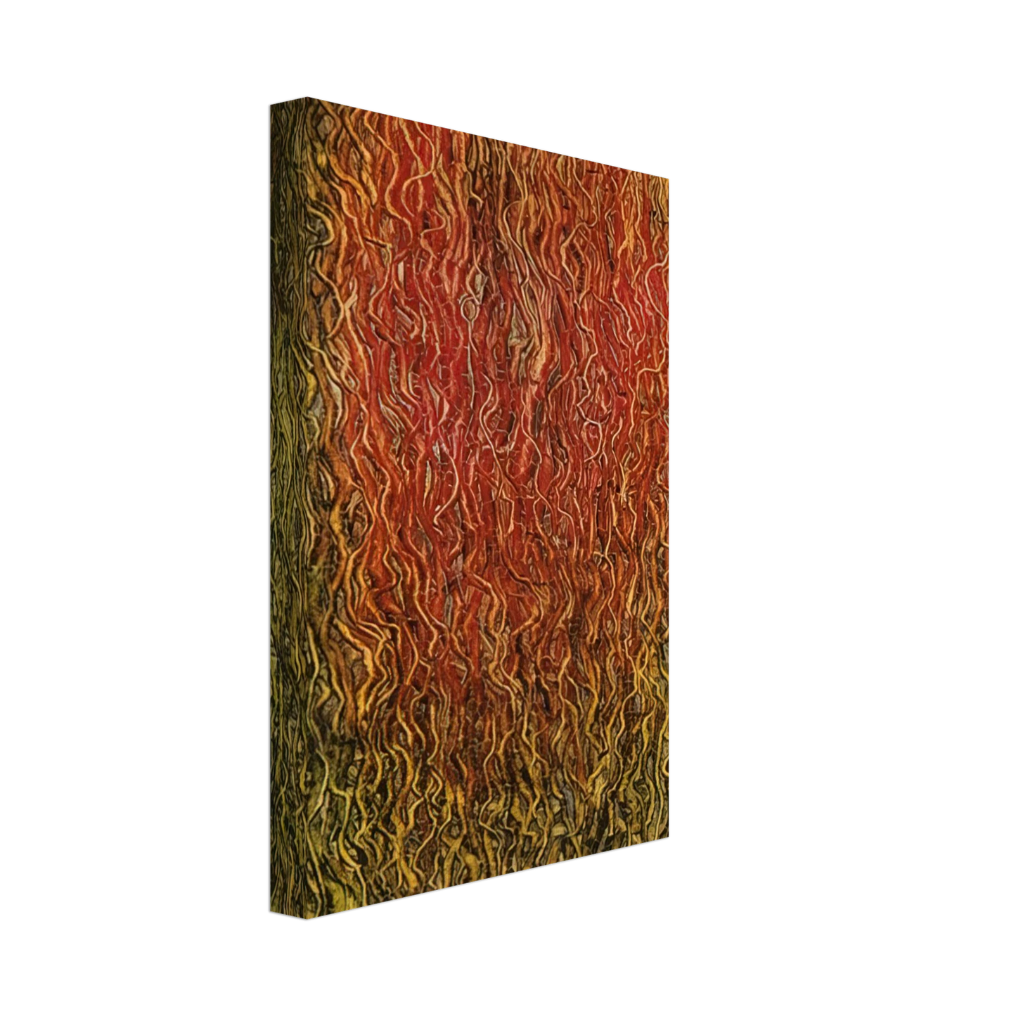 Simon Hantai - Untitled - Surrealism, Tachisme Canvas - 40x60 cm / 16x24 inches-canvas