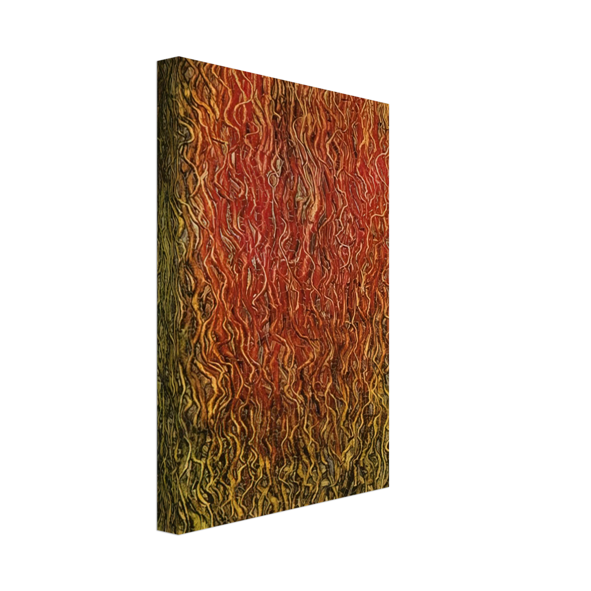 Simon Hantai - Untitled - Surrealism, Tachisme Canvas - 40x60 cm / 16x24 inches-canvas