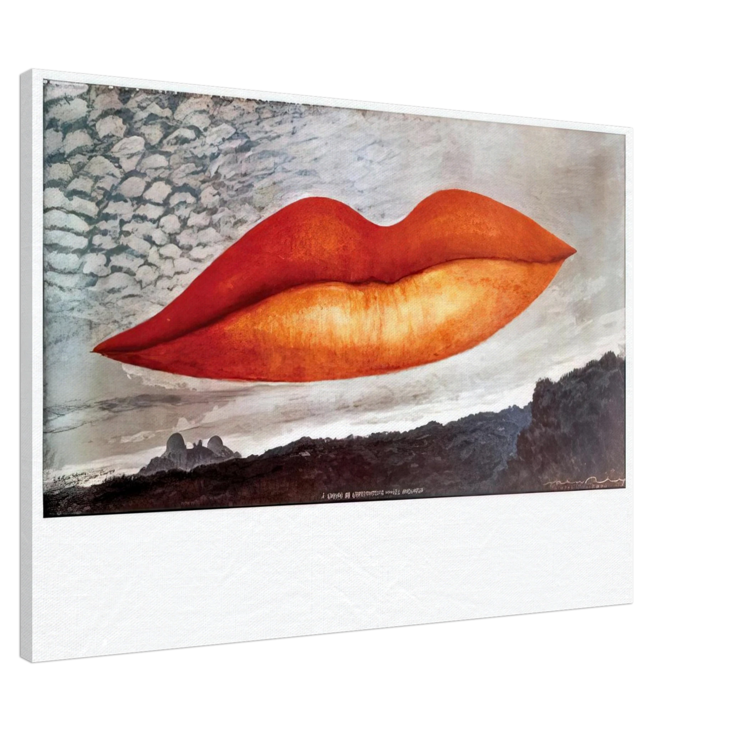 Man Ray - OBSERVATORY TIME THE LOVERS Canvas - 20x30 cm / 8x12 inches-canvas