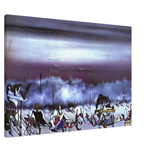 Yves Tanguy - The Ribbon of Extremes Canvas - 20x30 cm / 8x12 inches-canvas