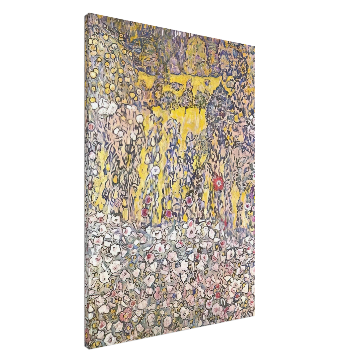 Gustav Klimt - HORTICULTURAL LANDSCAPE WITH A HILLTOP Canvas - 20x30 cm / 8x12 inches-canvas