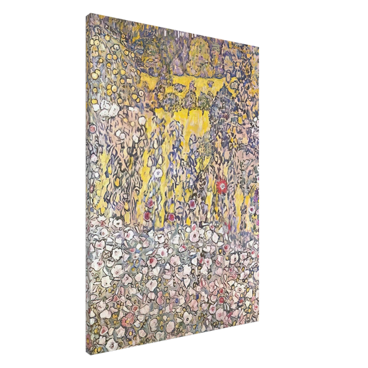 Gustav Klimt - HORTICULTURAL LANDSCAPE WITH A HILLTOP Canvas - 20x30 cm / 8x12 inches-canvas
