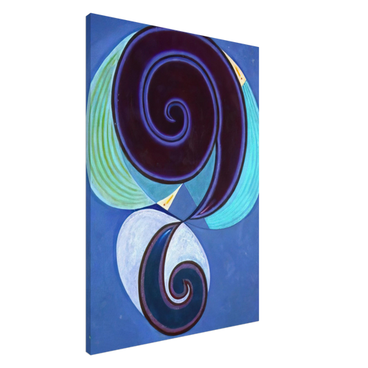 Maruja Mallo - Protoesquema Protodiagram - 1980 Canvas - 20x30 cm / 8x12 inches-canvas