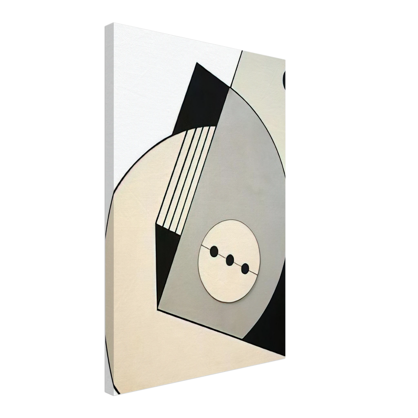 Carmelo Arden Quin - Gris - Concretism Canvas - 70x100 cm / 28x40 inches-canvas