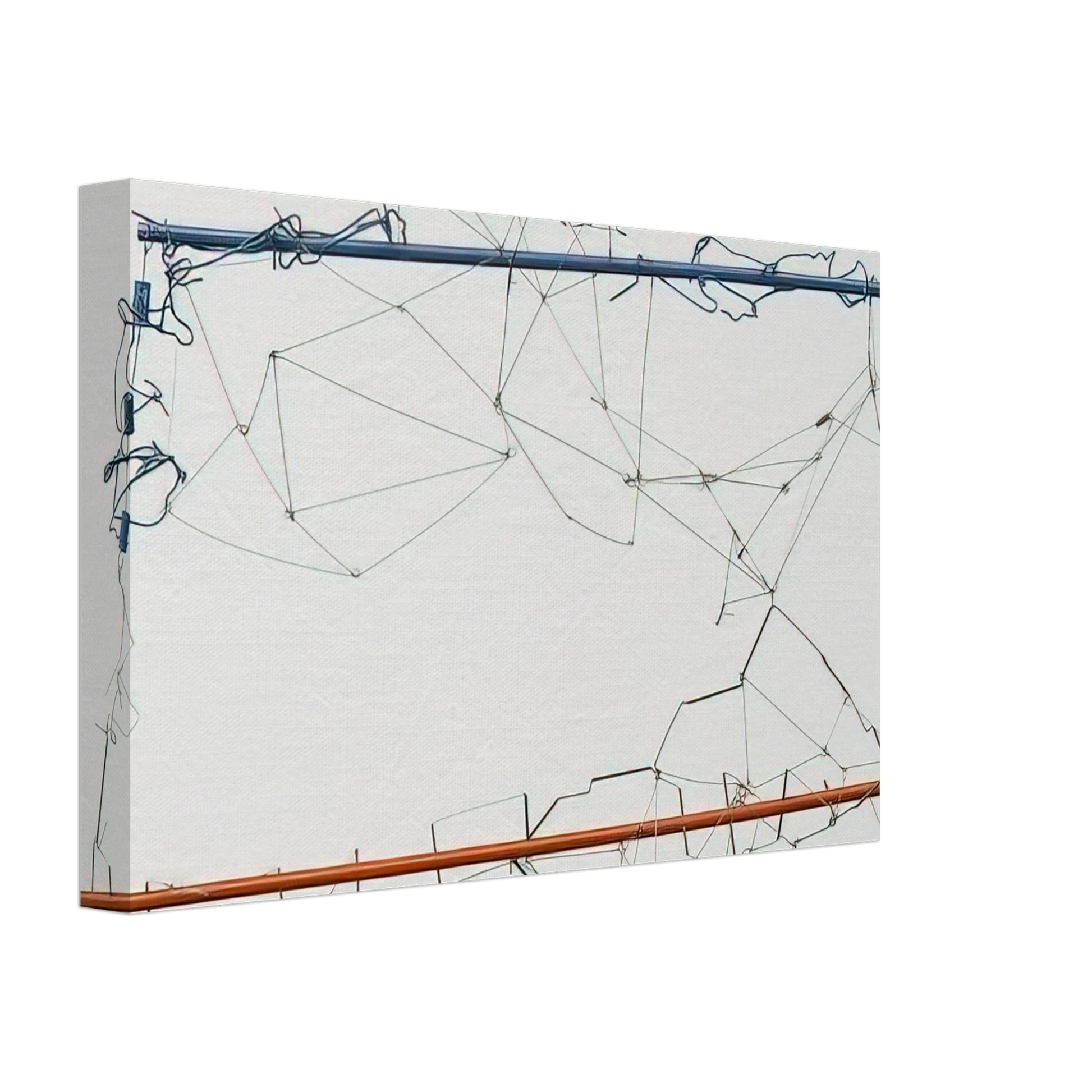 Gego - Drawing without Paper 8425 and 8426 - 1984 Canvas - 40x60 cm / 16x24 inches-canvas