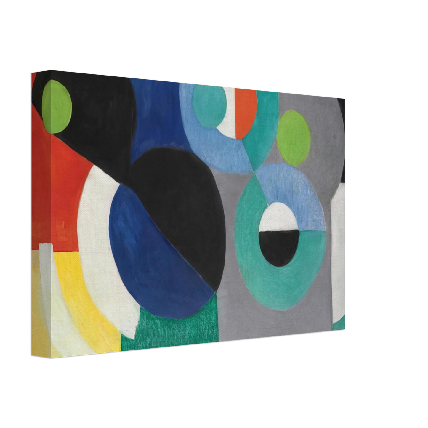 Sonia Delaunay - RYTHME COLORE Canvas - 40x60 cm / 16x24 inches-canvas