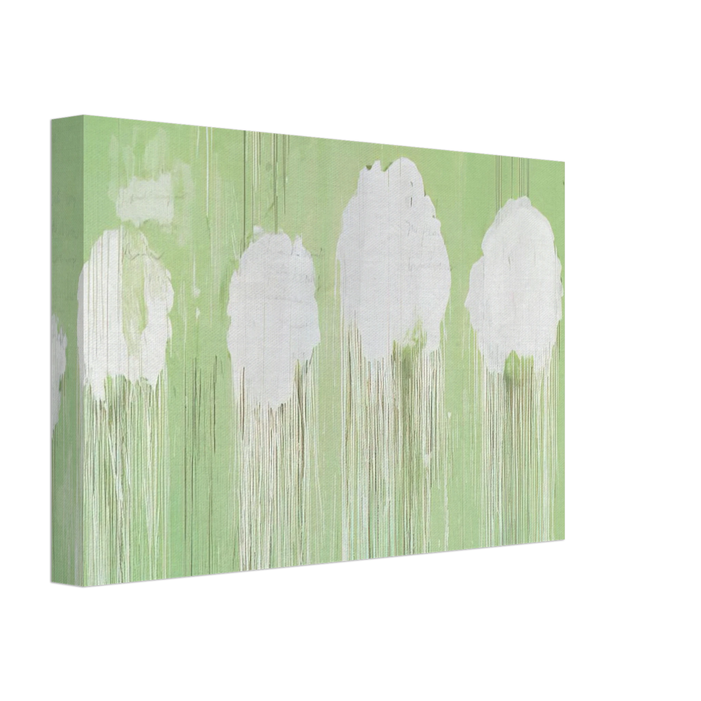 Cy Twombly - Untitled,  Peony Blossom Painting  Canvas - 40x60 cm / 16x24 inches-canvas