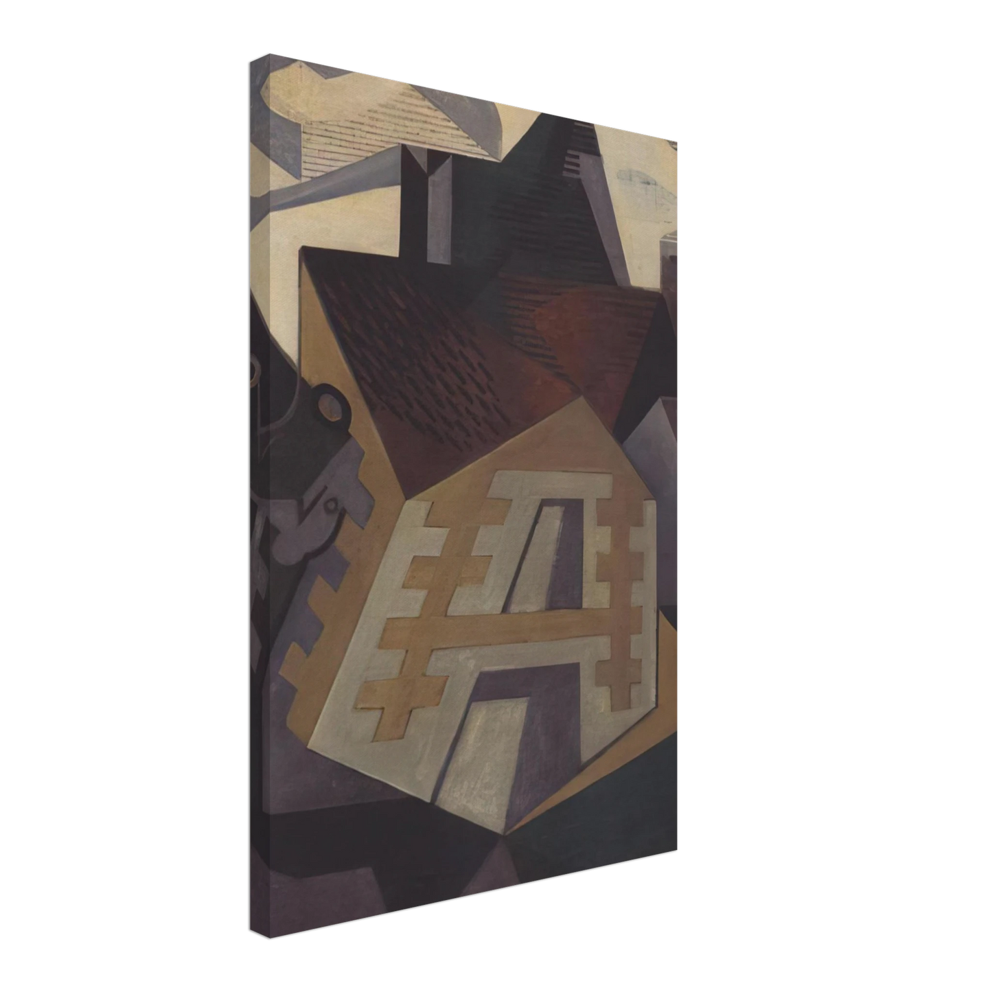 Juan Gris - LANDSCAPE AT BEAULIEU 1918 Canvas - 70x100 cm / 28x40 inches-canvas