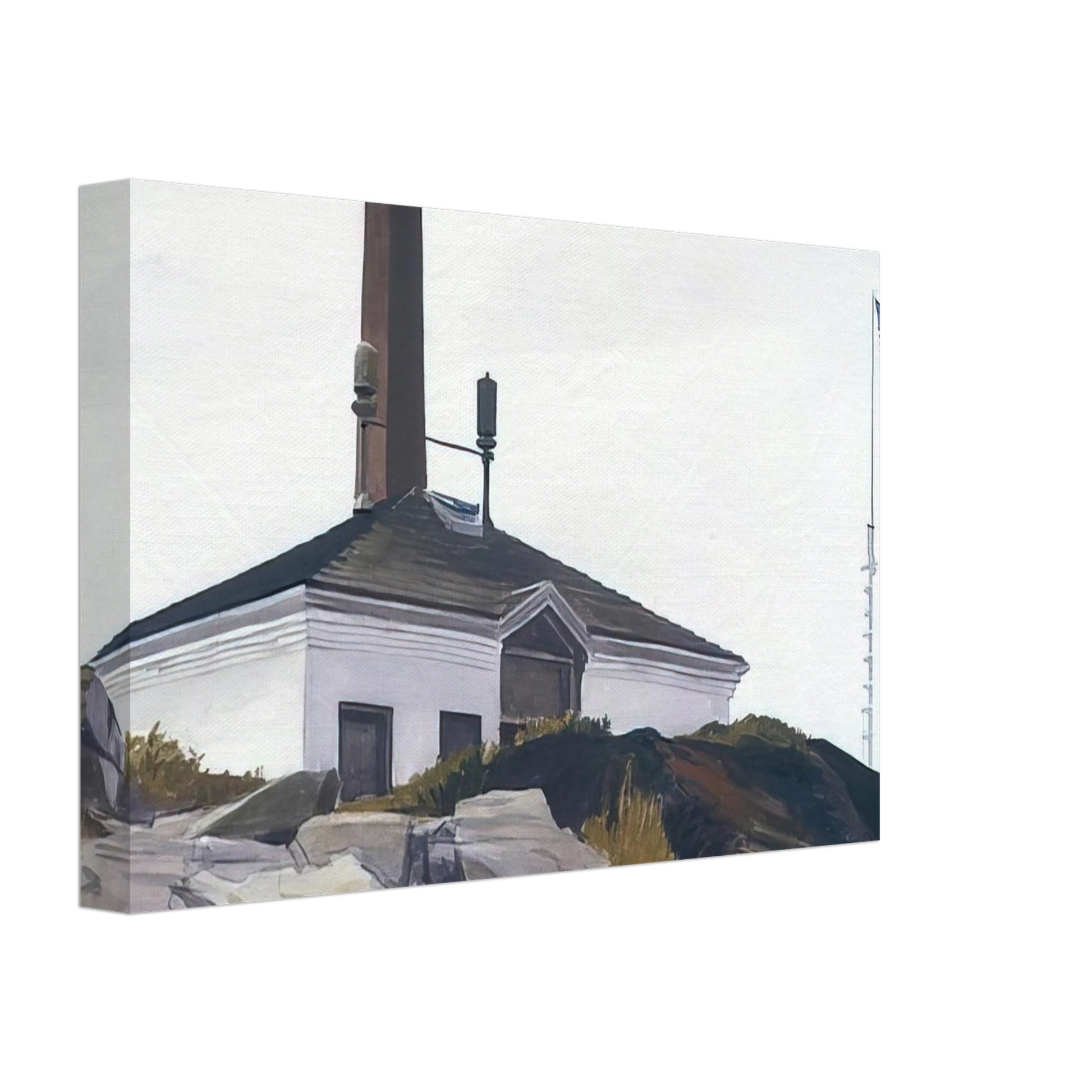 Edward Hopper - House of the Foghorn, I Canvas - 70x100 cm / 28x40 inches-canvas