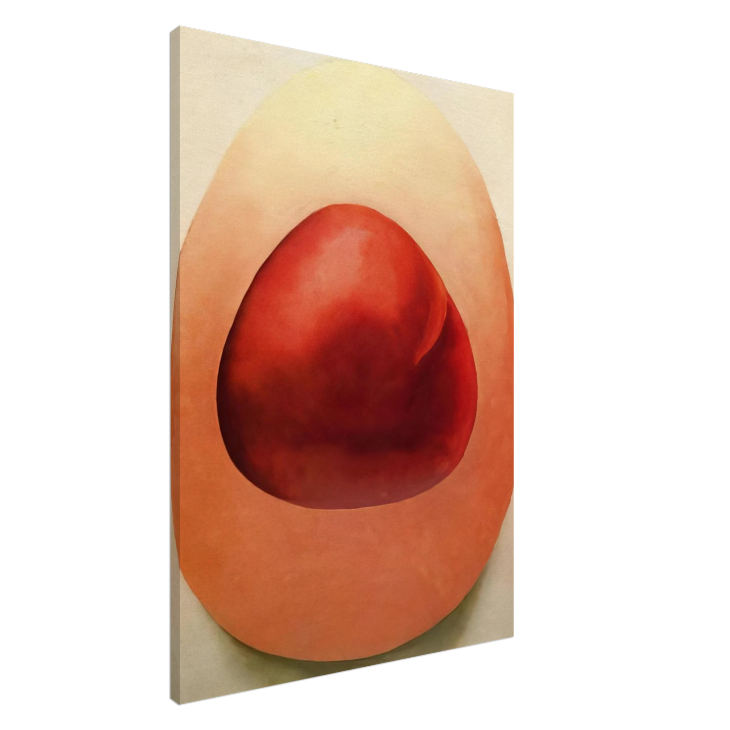 Georgia O'Keeffe - Red and Pink Rocks Canvas - 20x30 cm / 8x12 inches-canvas