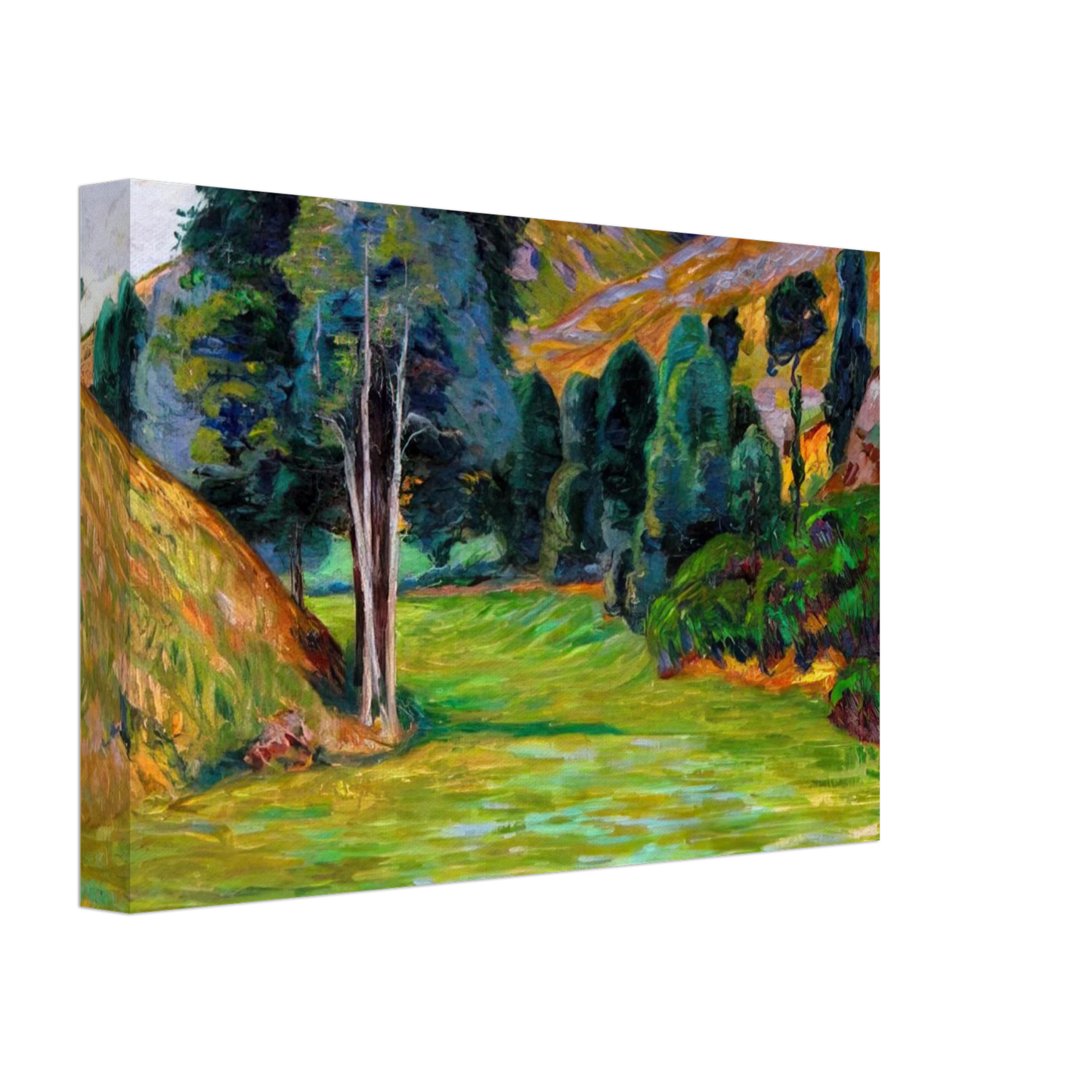 Armand Guillaumin - Valley in Pontgibaud Canvas - 70x100 cm / 28x40 inches-canvas