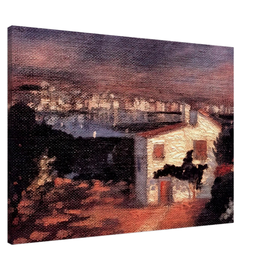 Salvador Dali - THE GARDEN AT LYANE Canvas - 20x30 cm / 8x12 inches-canvas