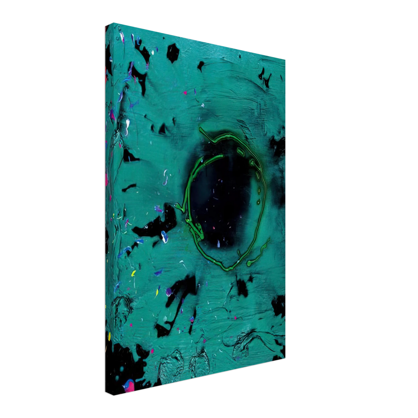 John Hoyland - Eyes That Dream - 20.3.08 Clifford Dies - 2008 Canvas - 70x100 cm / 28x40 inches-canvas