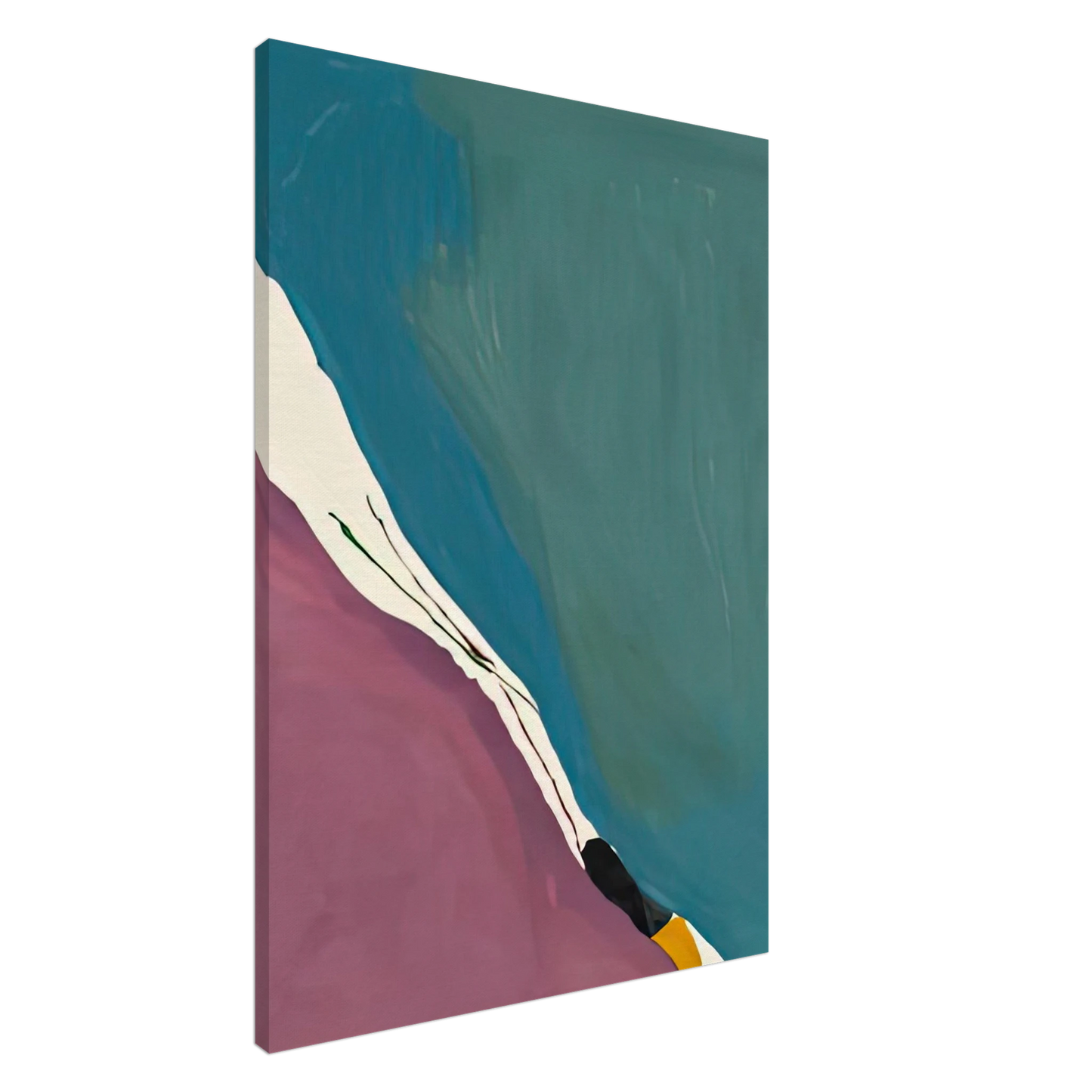 Helen Frankenthaler - Red Travels, 1971- Canvas - 20x30 cm / 8x12 inches-canvas