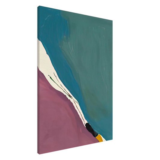 Helen Frankenthaler - Red Travels, 1971- Canvas - 20x30 cm / 8x12 inches-canvas