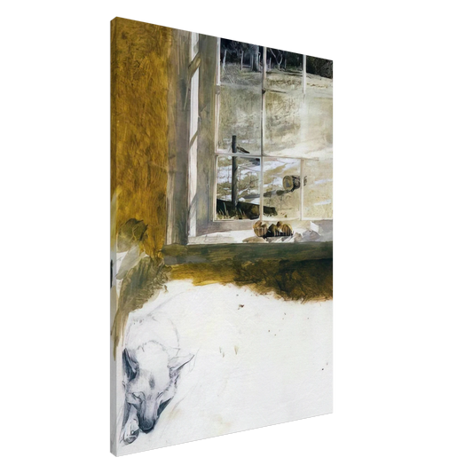 Andrew Wyeth - GROUNDHOG DAY 3 Canvas - 20x30 cm / 8x12 inches-canvas