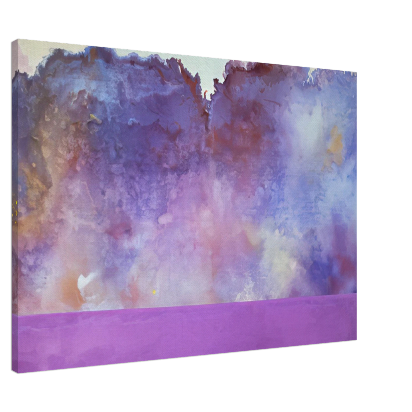 Ronnie Landfield - Diamond Lake - 1969 Canvas - 20x30 cm / 8x12 inches-canvas