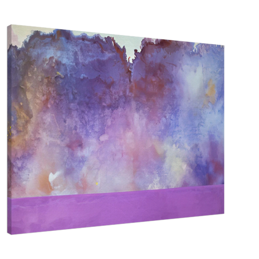 Ronnie Landfield - Diamond Lake - 1969 Canvas - 20x30 cm / 8x12 inches-canvas