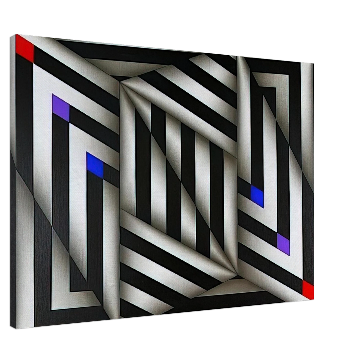 Omar Rayo - Saratoy III - 1980 Canvas - 20x30 cm / 8x12 inches-canvas