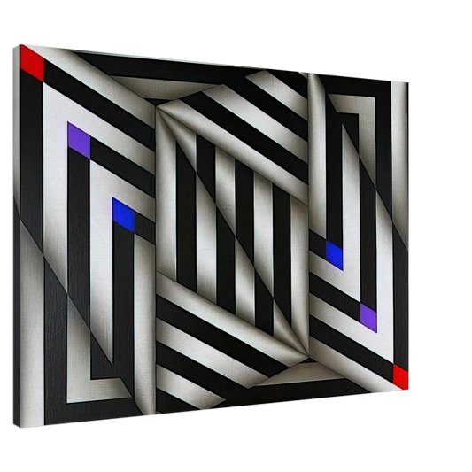 Omar Rayo - Saratoy III - 1980 Canvas - 20x30 cm / 8x12 inches-canvas