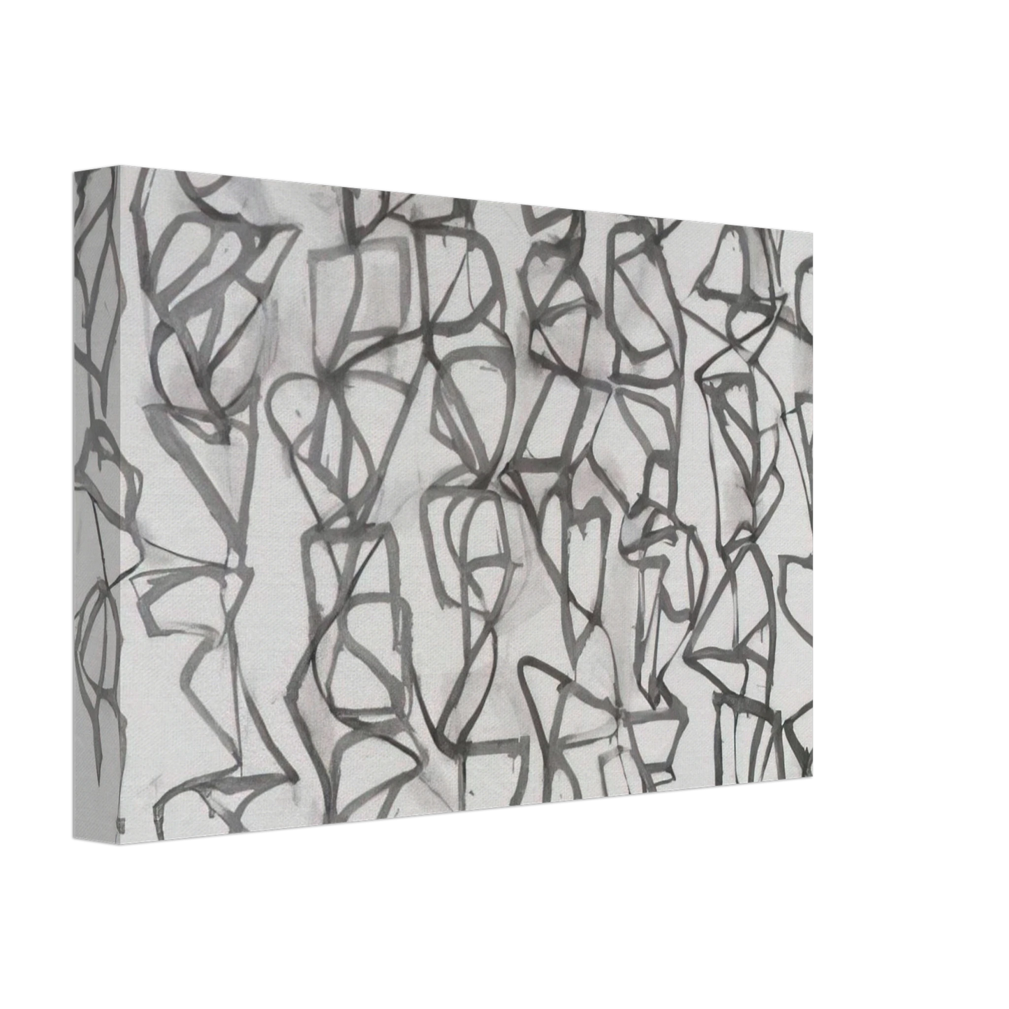 Brice Marden - Cold Mountain I Path - 1989 Canvas - 70x100 cm / 28x40 inches-canvas